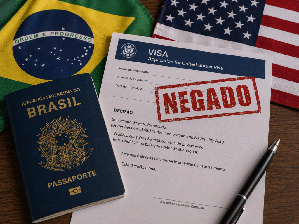 Visto americano negado