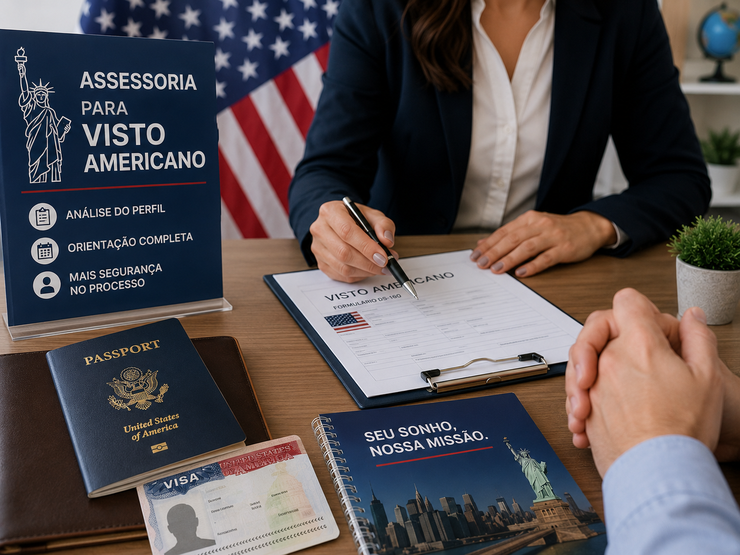 Assessoria para visto americano vale a pena? O que ela faz e quando contratar