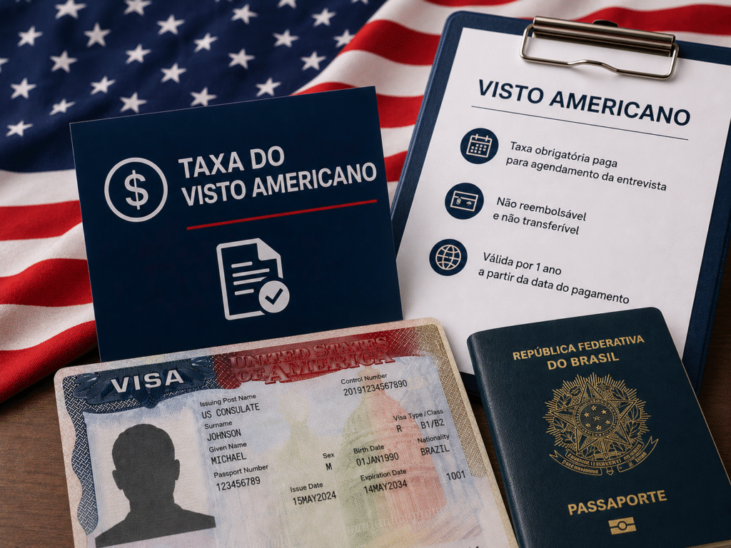 taxa do visto americano